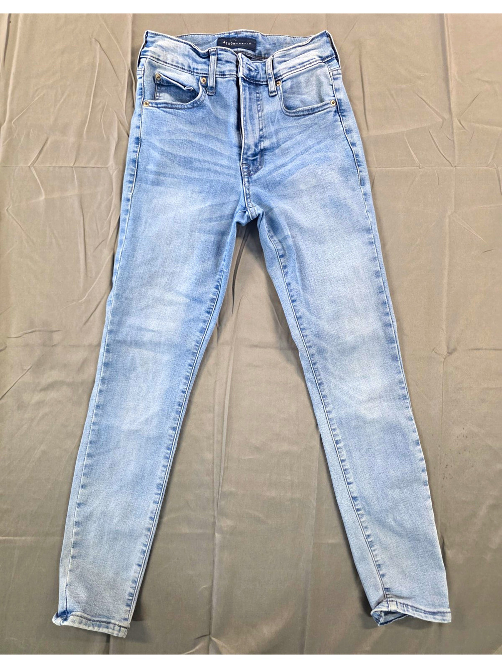 Aéropostale Women's High Rise Skinny Jeans Light Wash Blue Stretch 5-Pocket